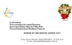  Vœux de la Ligue des Rhône Alpes de Volley Ball