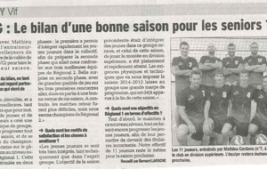 Article Dauphiné libere Seniors 1