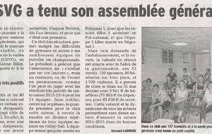 Assemblée Générale du club