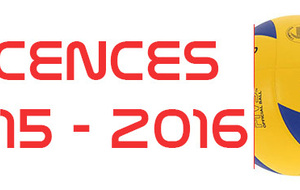 Licences 2015 - 2016