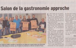 SALON DE LA GASTRONOMIE : ARTICLE DU DL 