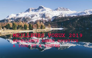 BONNE ET HEUREUSE ANNEE 2019