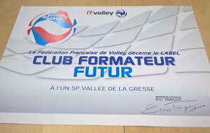 UNE NOUVELLE RECOMPENSE POUR L'USVG
