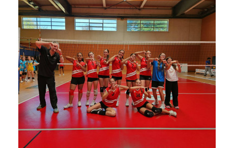 LES M 15 F QUALIFIEES POUR LE 2ème TOUR DE COUPE DE FRANCE