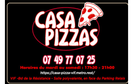 CASA PIZZAS