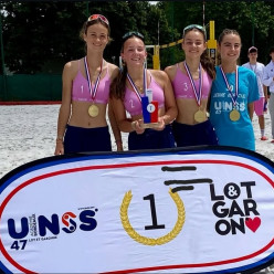 L'AS DES EAUX CLAIRES CHAMPIONNE DE FRANCE DE BEACH VOLLEY