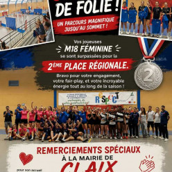 FINALES REGIONALE M 18 F A CLAIX