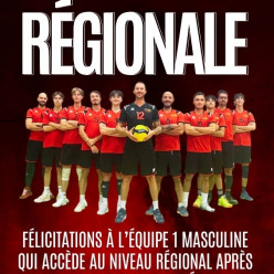 MONTEE EN REGIONAL POUR LES SENIORS MASCULINS